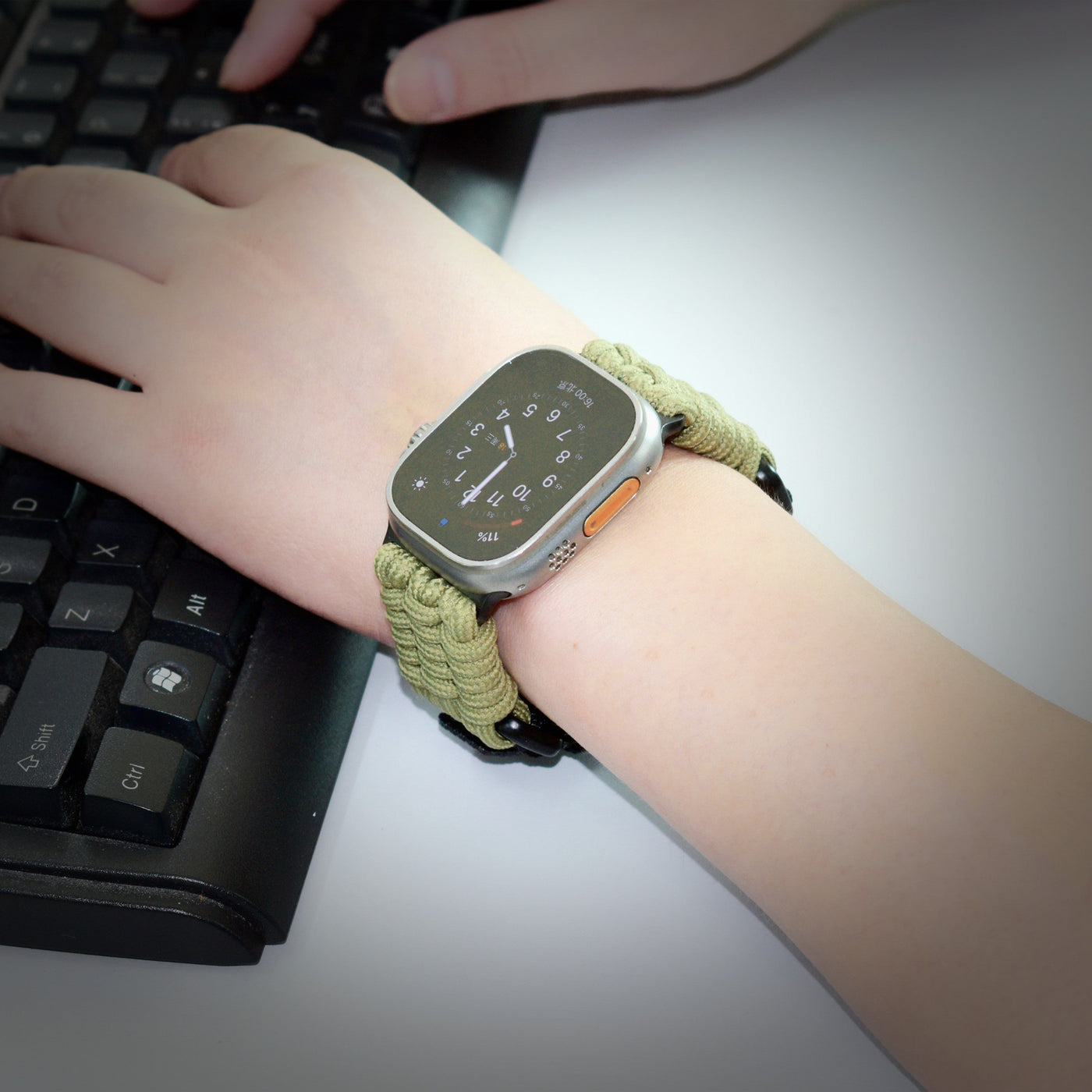 Outdoor Nylon Gewebtes Armband Für Apple Watch