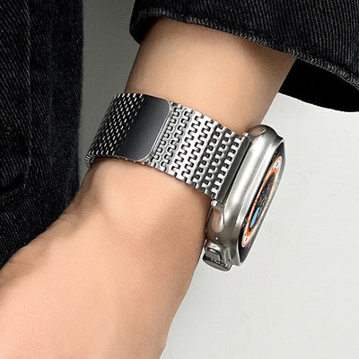 Designer Edelstahl Magnetband für die Apple Watch