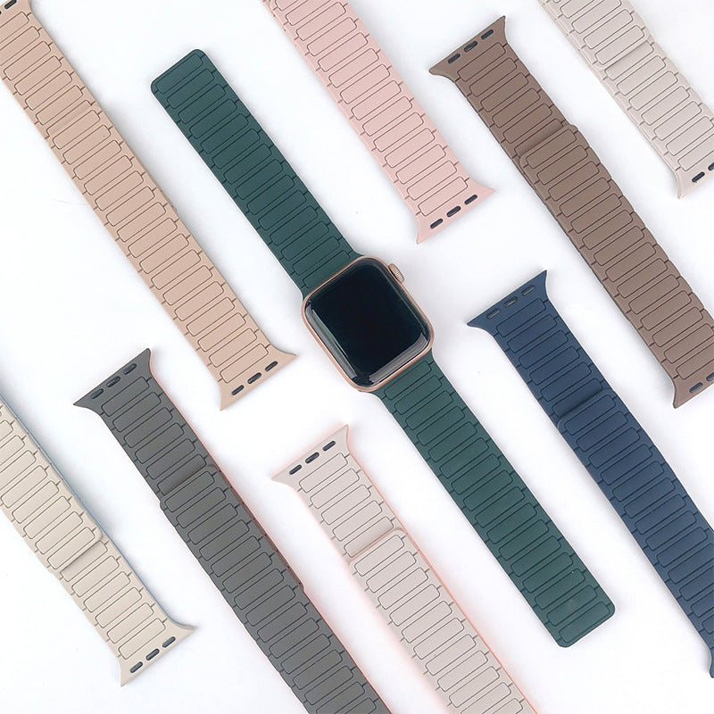 Silikon-Magnet-Schleifen-Armband für die Apple Watch