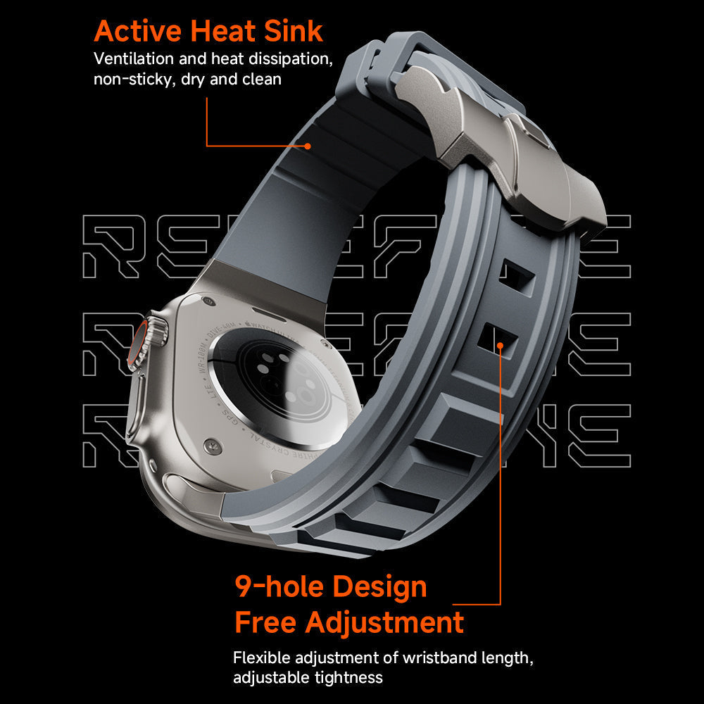 BD005 Taktisches Silikonarmband für die Apple Watch
