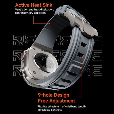 BD005 Taktisches Silikonarmband für die Apple Watch