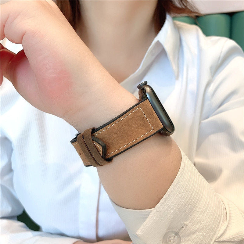 Leder Luxus Uhrband für Apple Watch