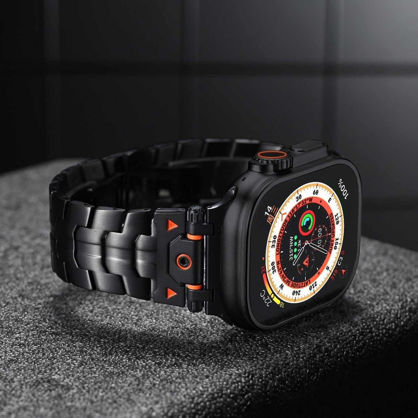 Mech Warrior Metall-Uhrenarmband für die Apple Watch