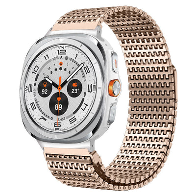 Designer Domino Edelstahl Magnetband für Samsung Watch Ultra