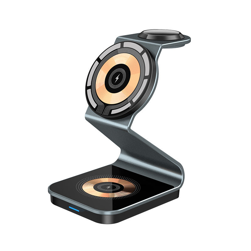 Schnellladegerät 3 in 1 Magnetisches Wireless Charger