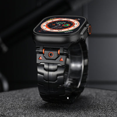 Mech Warrior Metall-Uhrenarmband für die Apple Watch