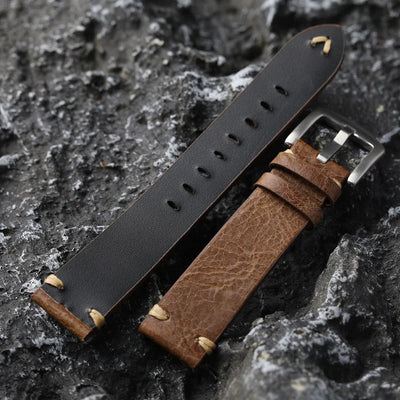 Handgefertigter Vintage Rissiger Riemen
