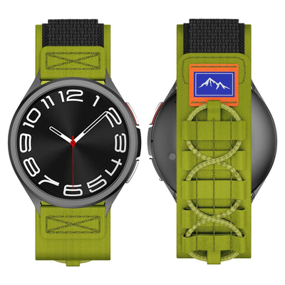 Outdoor-Taktischer Nylonarmband für Samsung Galaxy Watch 4 / 5 / 6 / 7