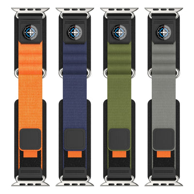 Kompass Nylon Loop Armband für die Apple Watch