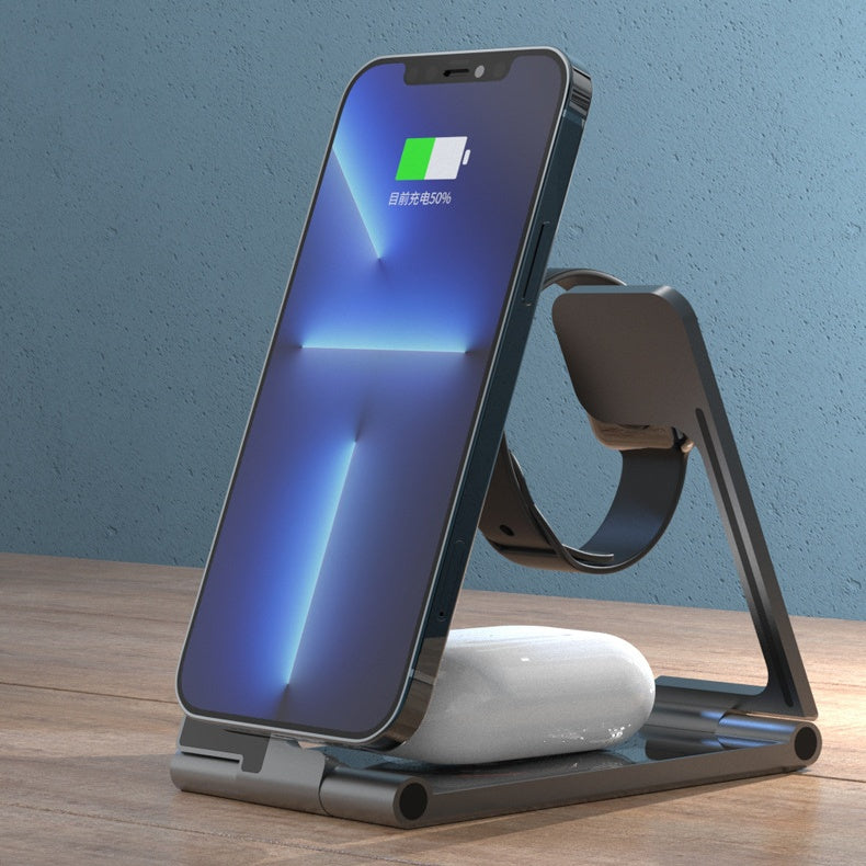 T25-3in 1 Wireless-Ladestation für Apple Watch & iPhone