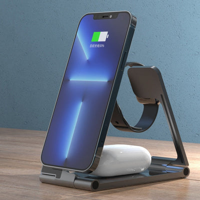 T25-3in 1 Wireless-Ladestation für Apple Watch & iPhone