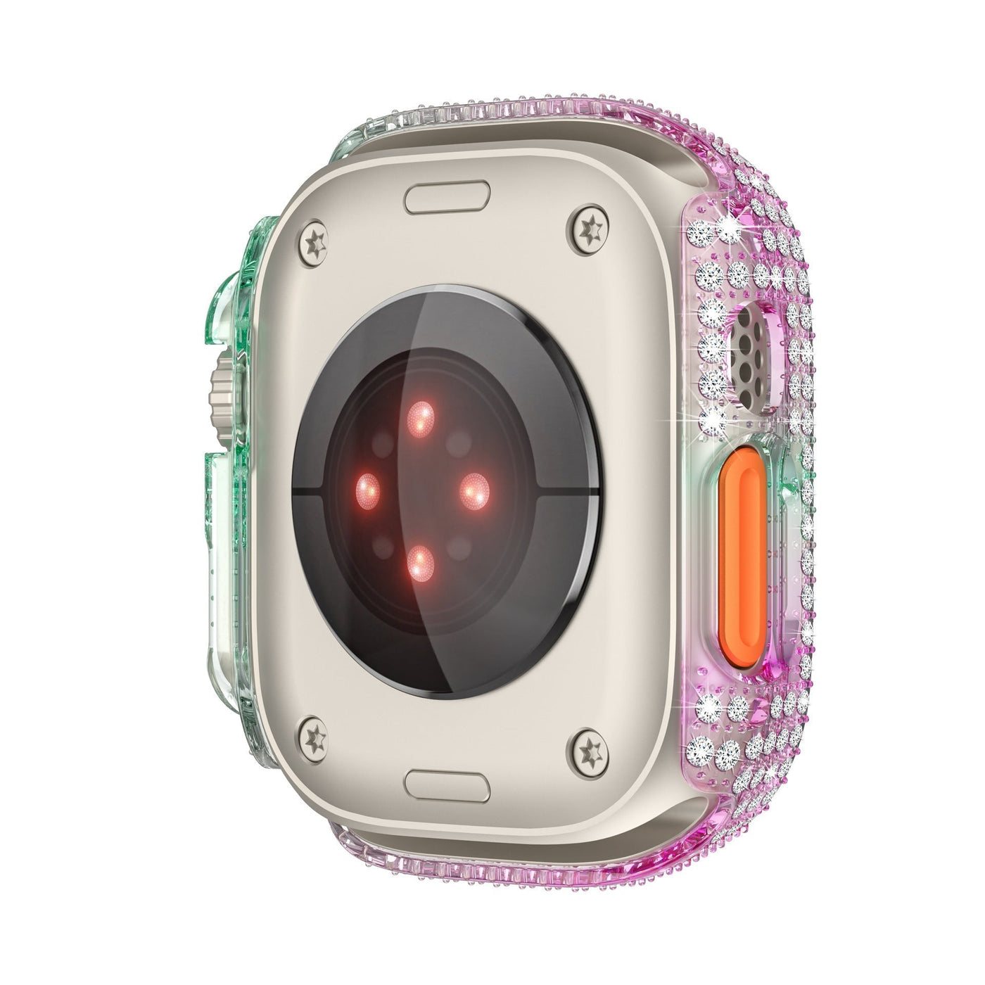 Diamant-besetzte Full Cover Case Bildschirm Schutzfolie für die Apple Watch