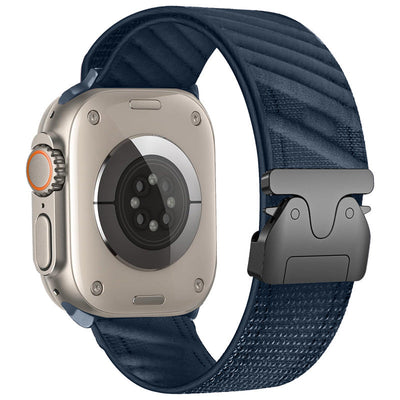 Twill-Nylon-Armband mit Fallschirmverschluss für die Apple Watch