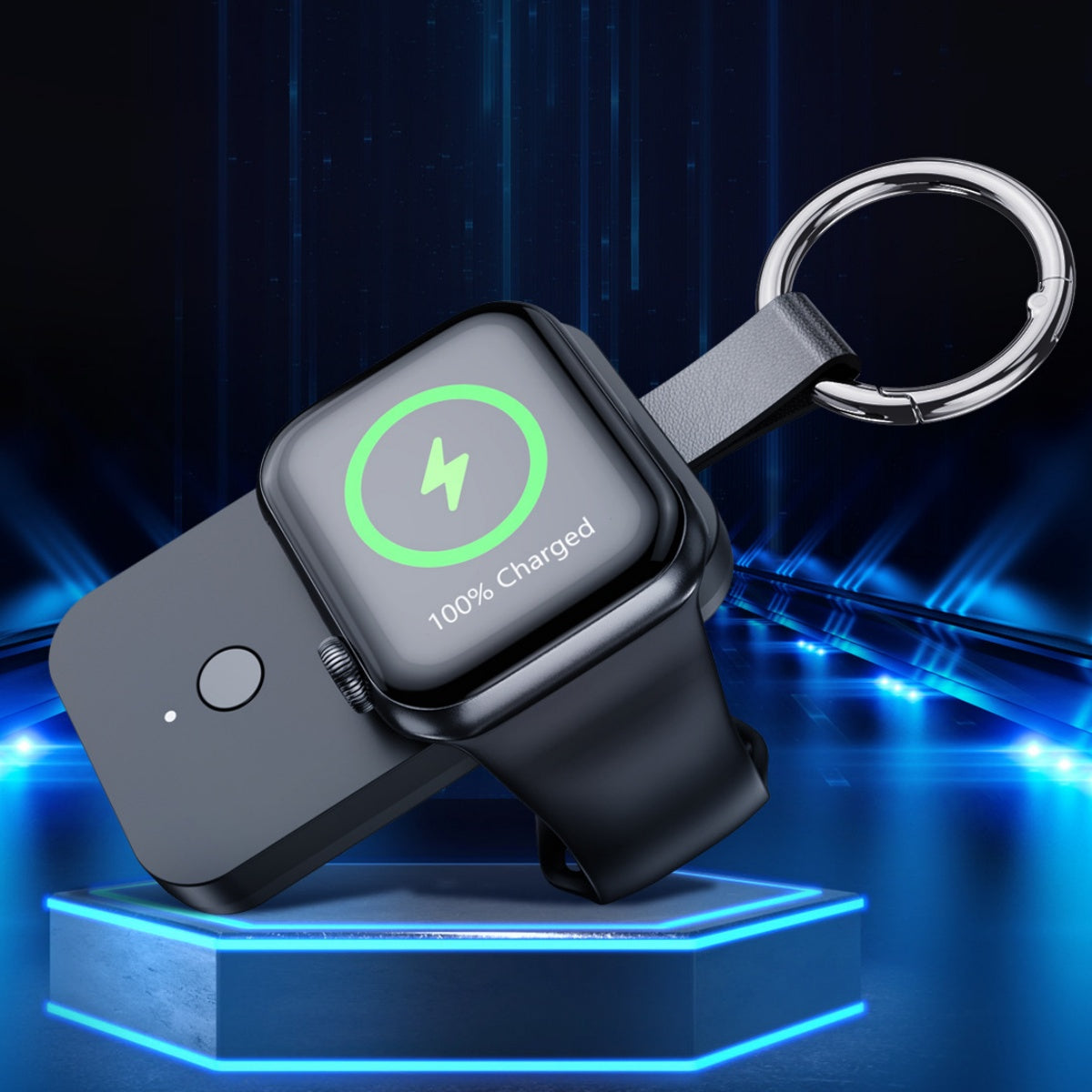Smart Keychain Power Bank Schnellladung für Apple Watch / Samsung Watch
