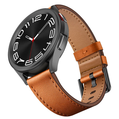 Echtes Leder Armband für Samsung Galaxy Watch 4/5/6/7 - 20mm