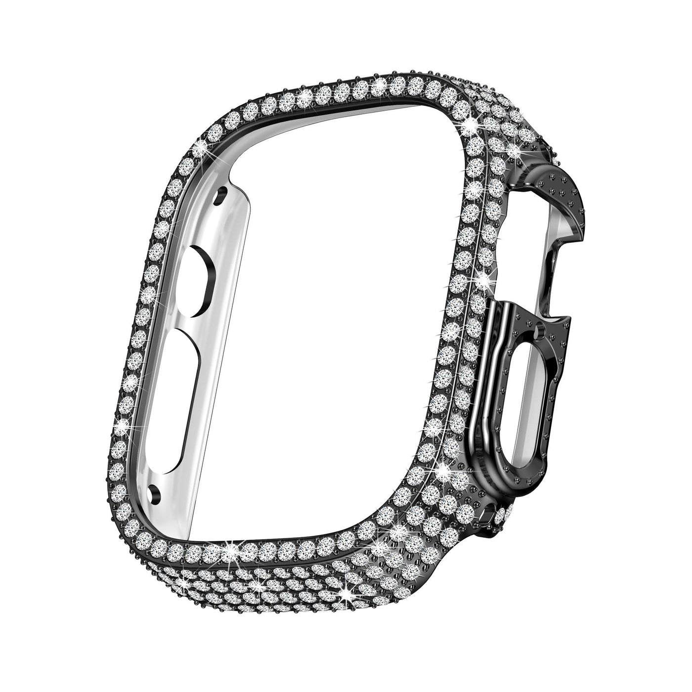 Diamant-besetzte Full Cover Case Bildschirm Schutzfolie für die Apple Watch