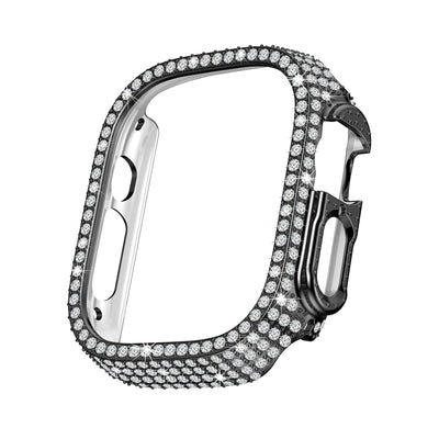 Diamant-besetzte Full Cover Case Bildschirm Schutzfolie für die Apple Watch