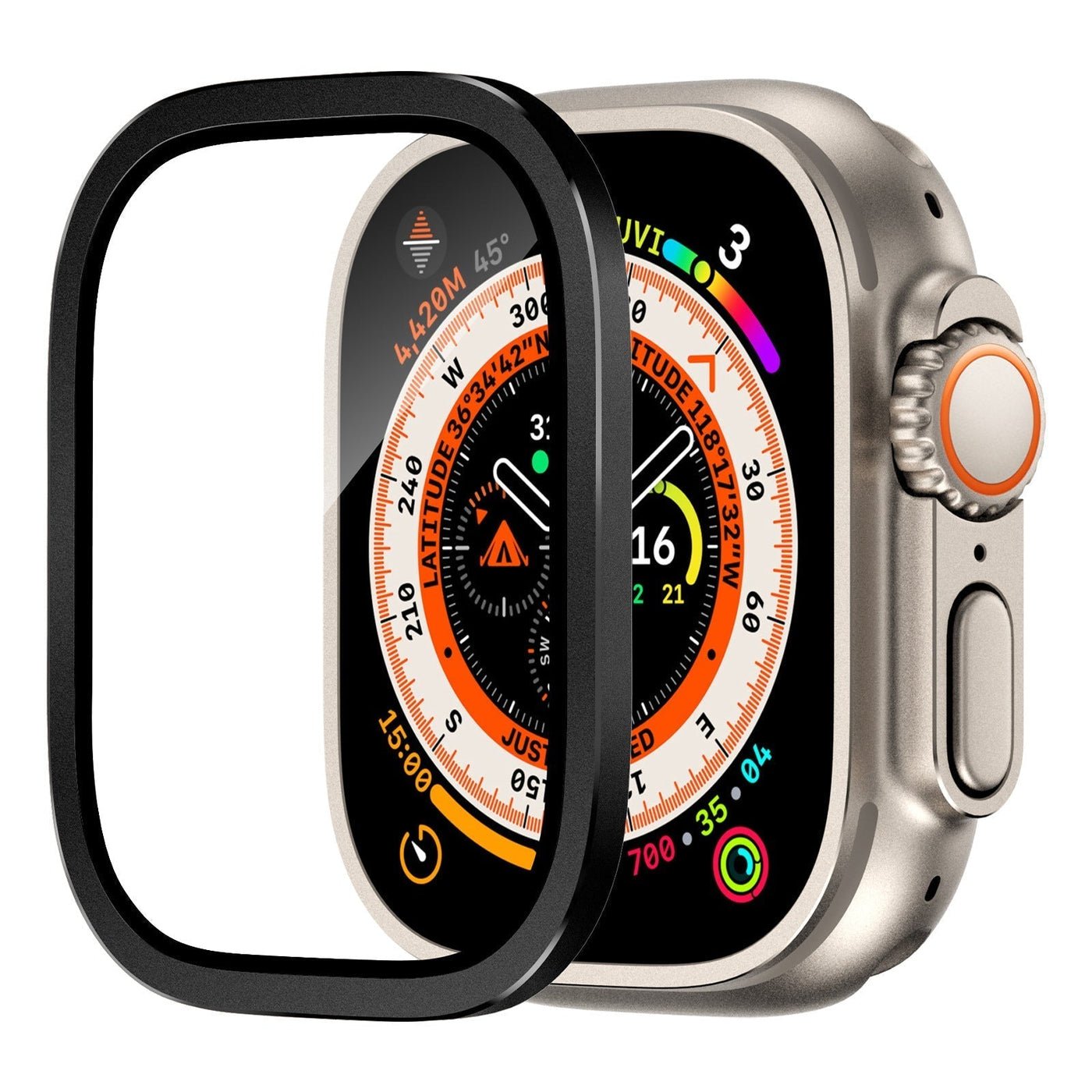 Titan-Schutzfolie für Apple Watch Ultra 2/Ultra