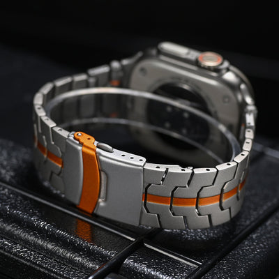Mech Warrior Metall-Uhrenarmband für die Apple Watch
