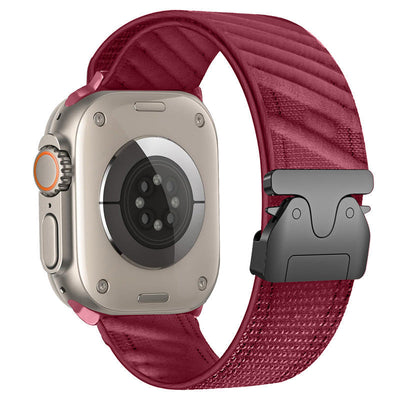 Twill-Nylon-Armband mit Fallschirmverschluss für die Apple Watch