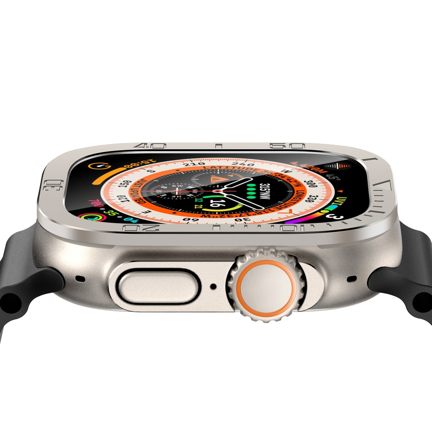 Tempered Glass Screen Protector Vollständiger Schutz für Apple Watch Ultra / Ultra2