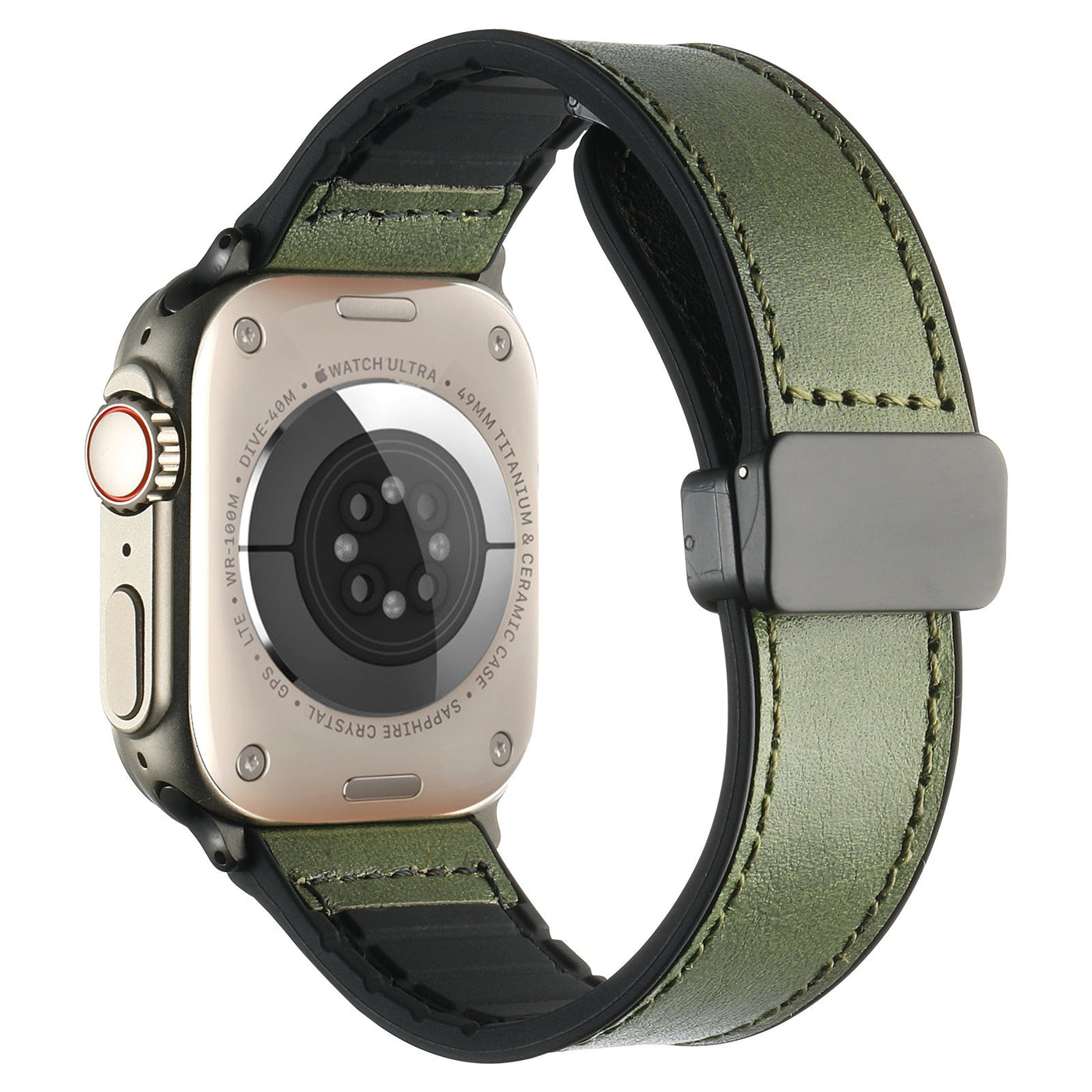 Silicone Magnetisches Lederarmband