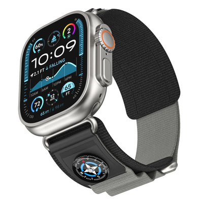 Kompass Nylon Loop Armband für die Apple Watch