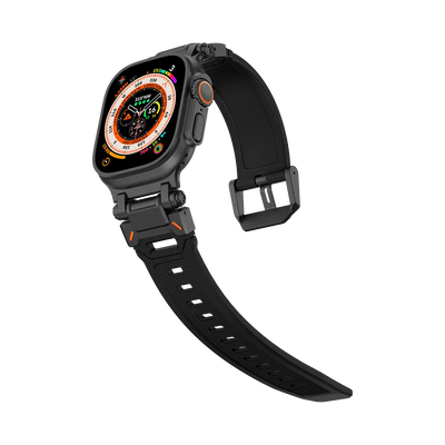 Neues Titan-Metallkopf-Silikonband für die Apple Watch