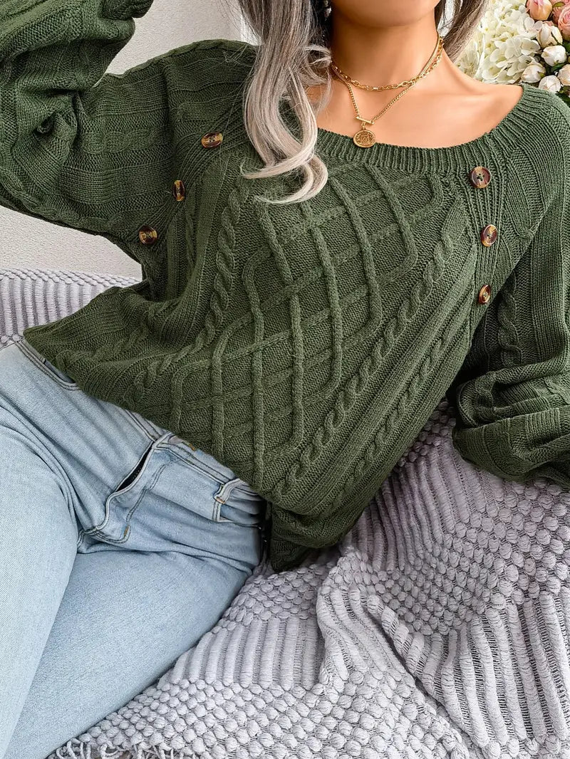 Pauline | Stilvoller Strickpullover für Frauen