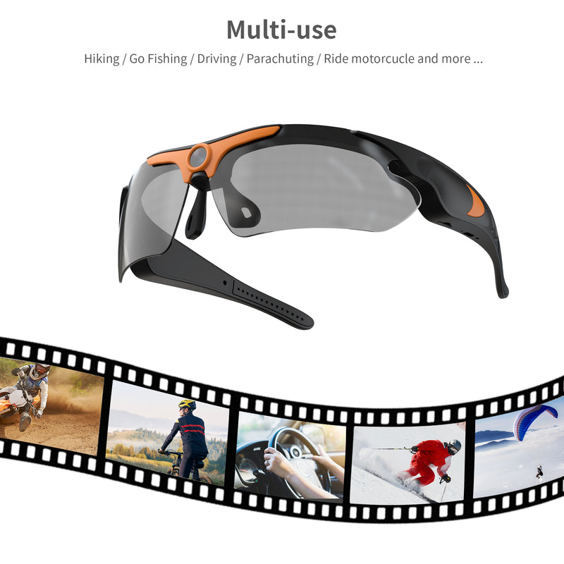 Kamera-Sonnenbrille mit Video-Rekorder