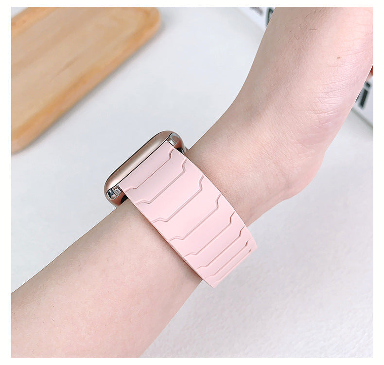 Armor Warrior Silikon-Magnet-Uhrenarmband für die Apple Watch
