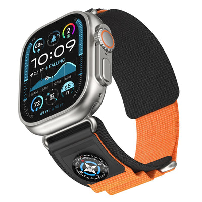 Kompass Nylon Loop Armband für die Apple Watch