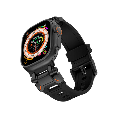 Neues Titan-Metallkopf-Silikonband für die Apple Watch