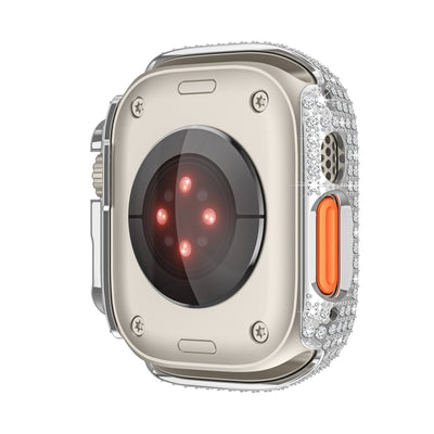 Diamant-besetzte Full Cover Case Bildschirm Schutzfolie für die Apple Watch
