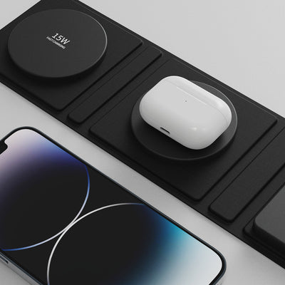 T31-Schnell faltbares 3-in-1 Wireless Charger