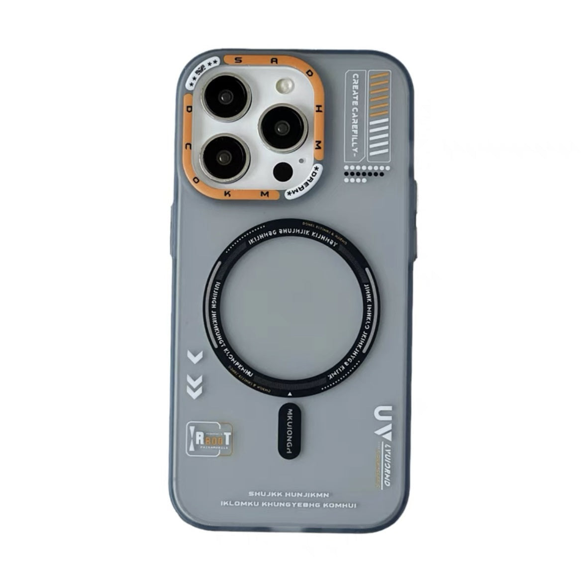 Klare Frosted Magsafe-Hülle für iPhone 16
