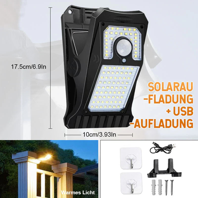 SolGlow™ – Wasserdichte Solar-Clip-Leuchte für Jedes Wetter
