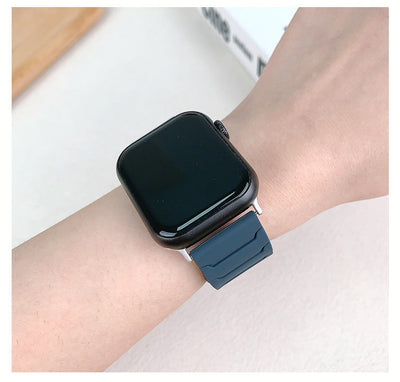 Armor Warrior Silikon-Magnet-Uhrenarmband für die Apple Watch