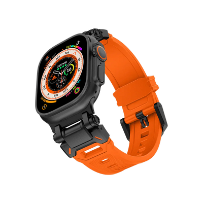 Neues Titan-Metallkopf-Silikonband für die Apple Watch
