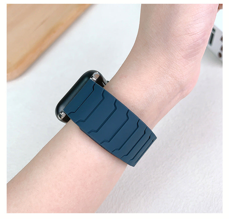 Armor Warrior Silikon-Magnet-Uhrenarmband für die Apple Watch