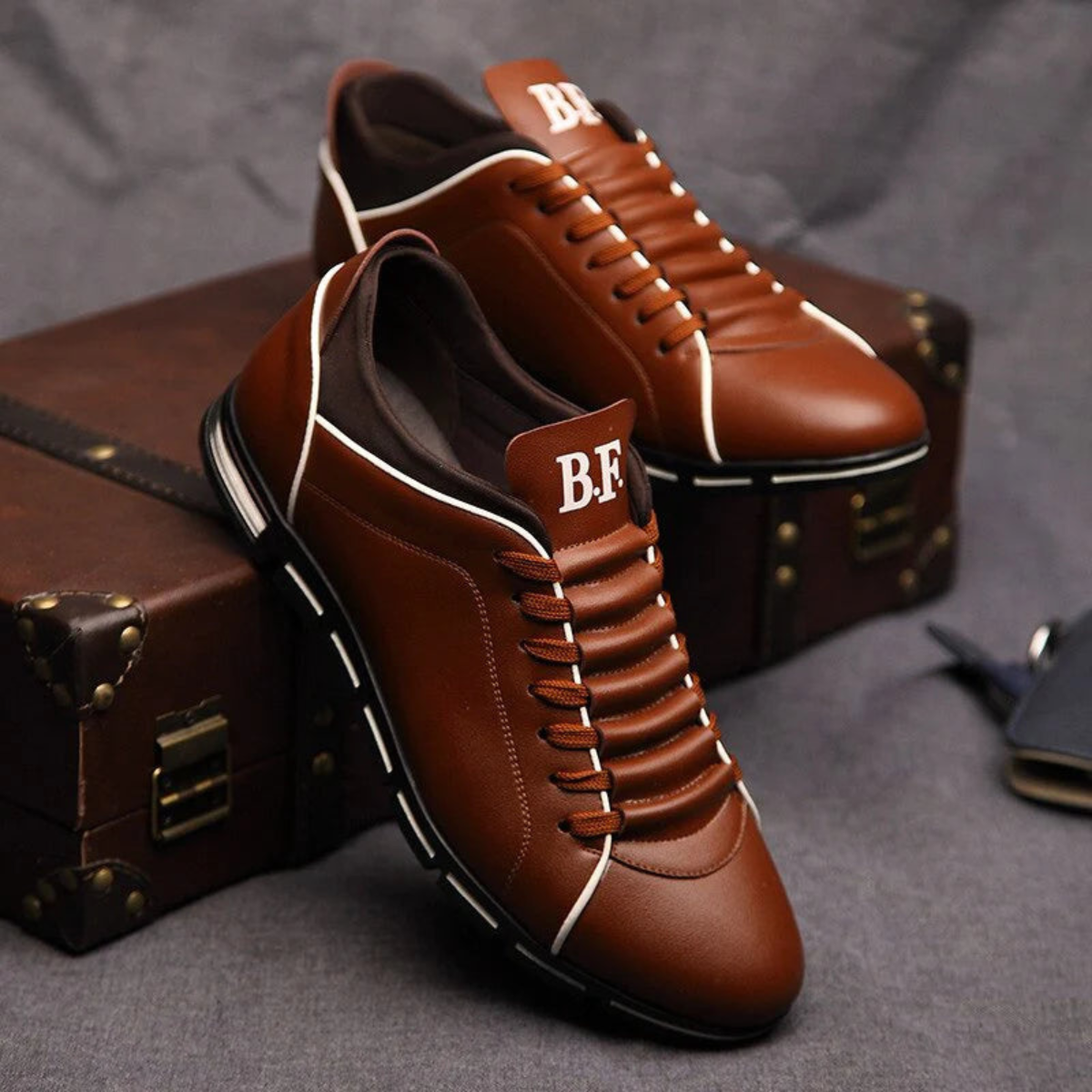 Premium-Leder-Sneaker für Herren