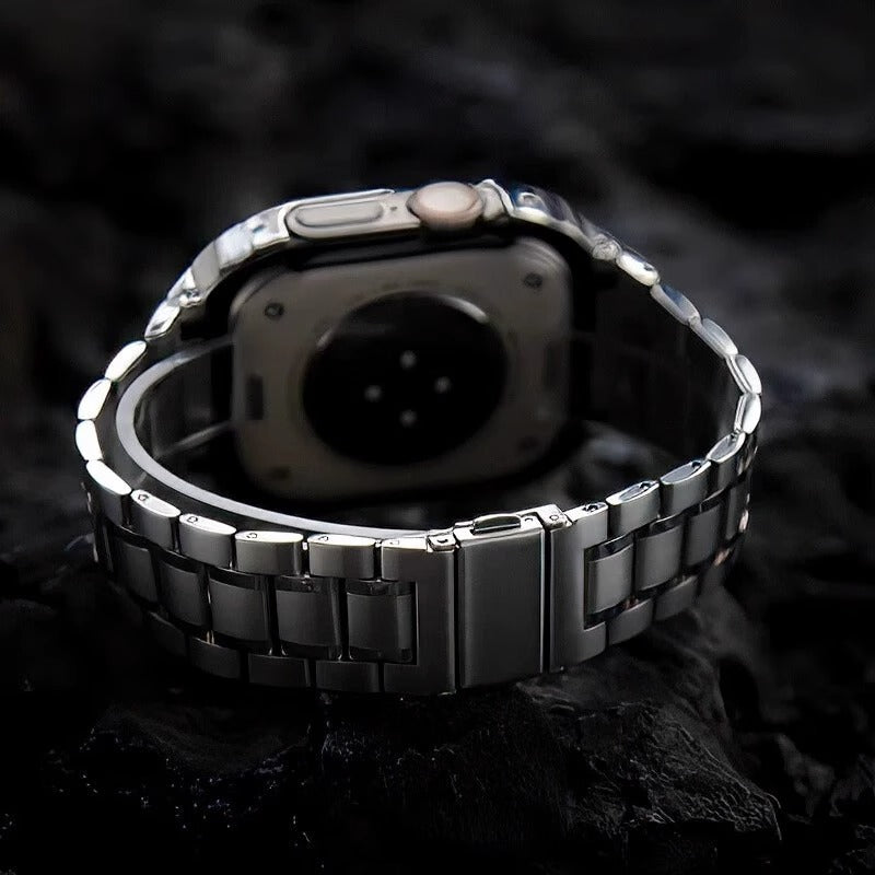 Edelstahlarmband mit Gehäuse für die Apple Watch