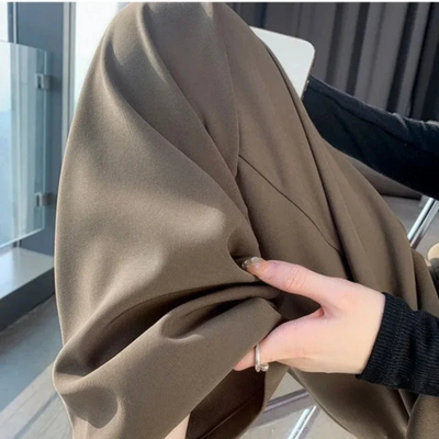 Hochgeschnittene Weitbein-Hose Für Damen
