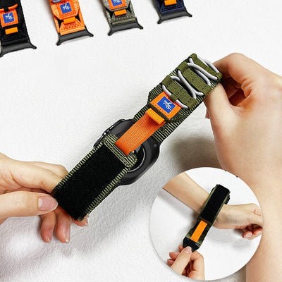 Designer Nylon Gewebtes Band für Samsung Watch 7 Ultra