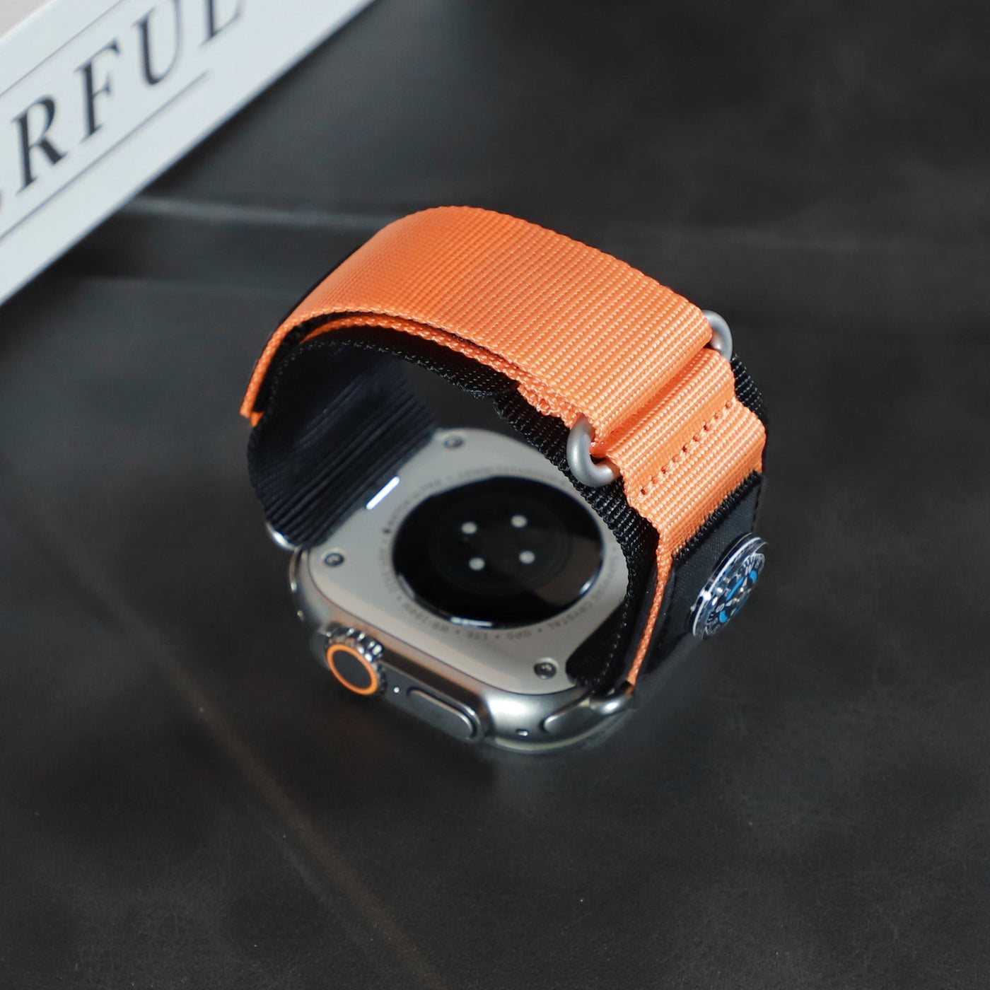 Kompass Nylon Loop Armband für die Apple Watch