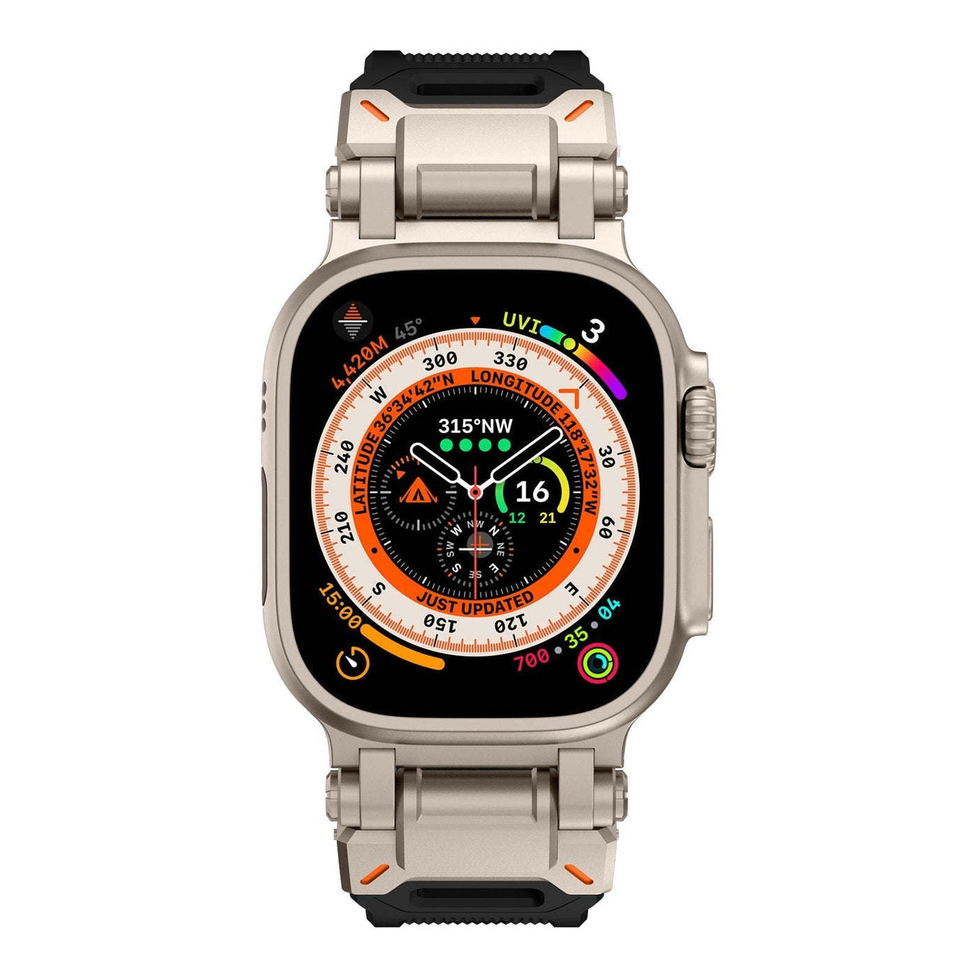 Explorer Silikonarmband für die Apple Watch