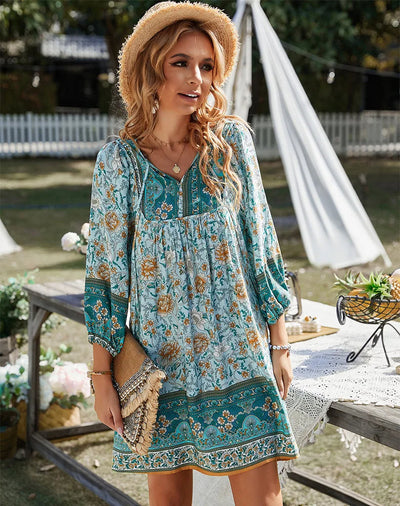 Aurelia | Bequemes Blumenkleid für stilvolle Frühlingsmomente