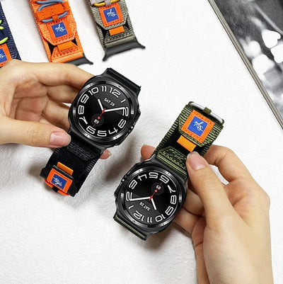 Designer Nylon Gewebtes Band für Samsung Watch 7 Ultra