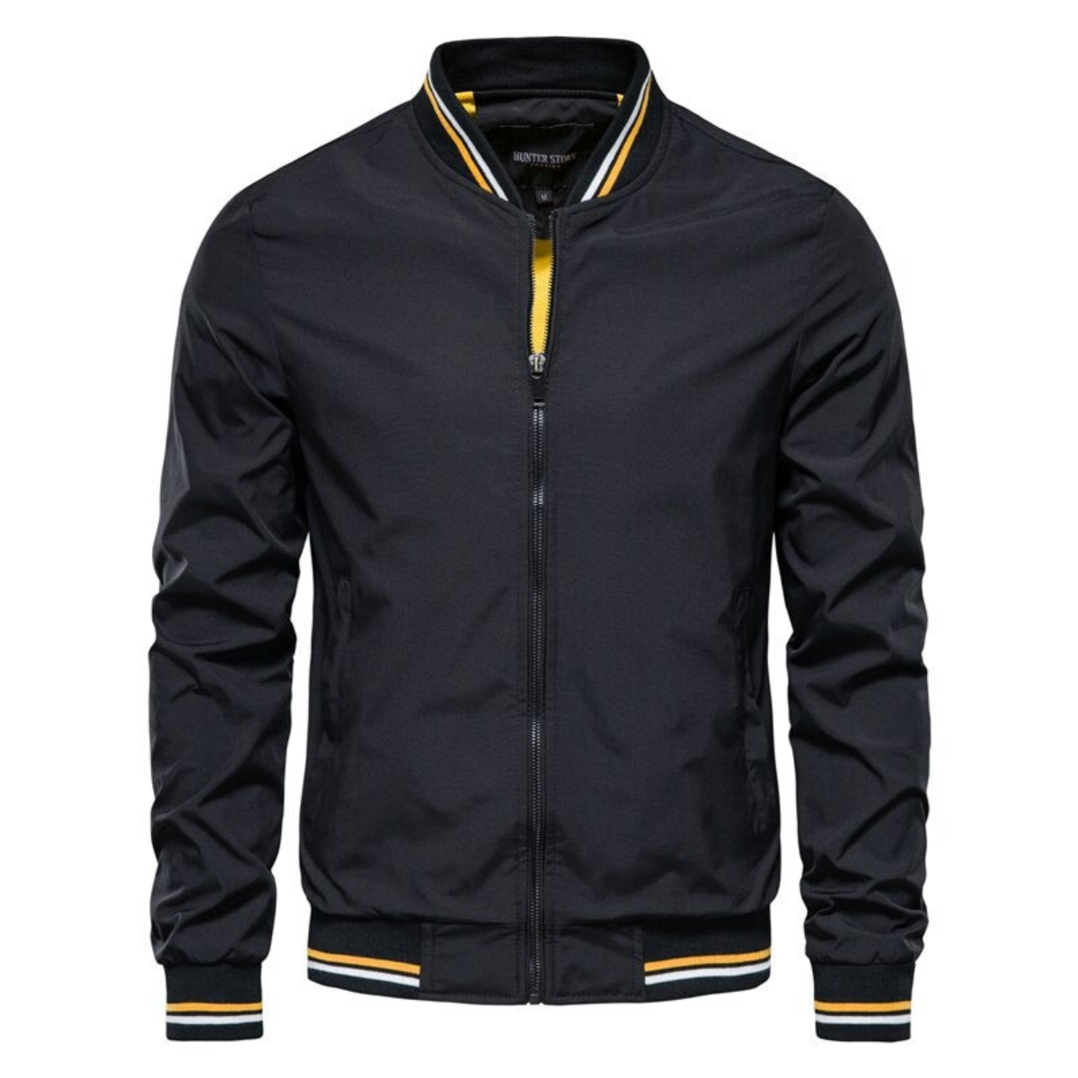Strukturierte Zip-Jacke für Herren