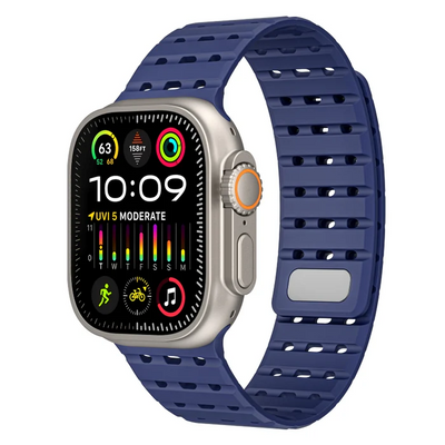AW Atmungsaktives Magnetisches Silikonarmband für die Apple Watch